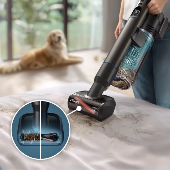 Philips XC8155/01 stick vacuum/electric broom 2-in-1 stick vacuum Battery Dry&wet Bagless 0.6 L Blue Philips XC8155/01 stick vacuum/electric broom 2-in-1 stick vacuum Battery Dry&wet Bagless 0.6 L Blue