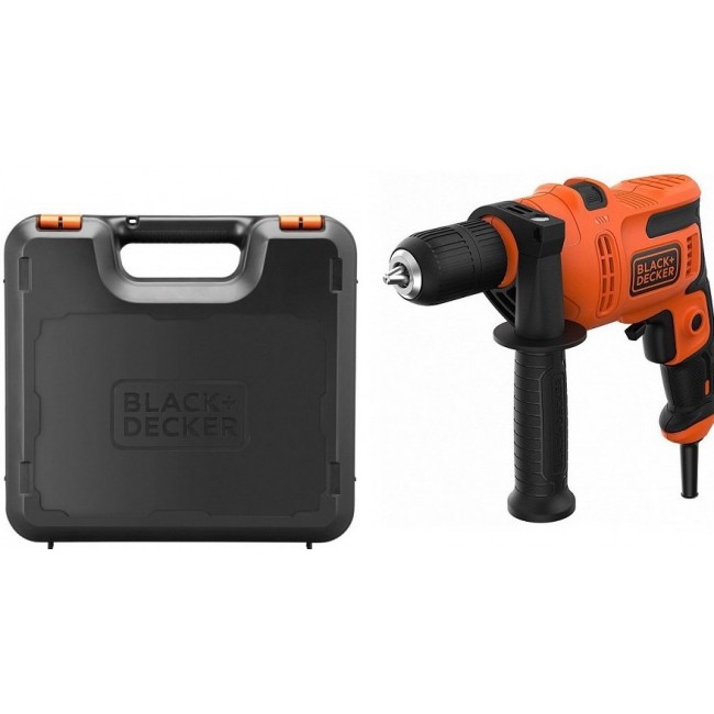 Black & Decker BEH200K-QS drill 2900 RPM Keyless 1.67 kg Black, Orange Black & Decker BEH200K-QS drill 2900 RPM Keyless 1.67 kg Black, Orange