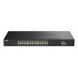 D-Link 28-Port Gigabit Stackable PoE+ Smart Managed Switch with 4 x 10G SFP+ Ports