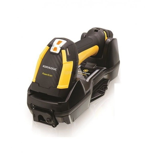 Datalogic PM9600-SR433RBK10 barcode reader Handheld bar code reader 1D/2D Laser Black, Yellow