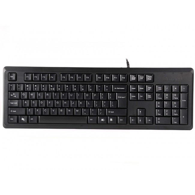 A4Tech KR-92 keyboard Universal USB QWERTY English Black