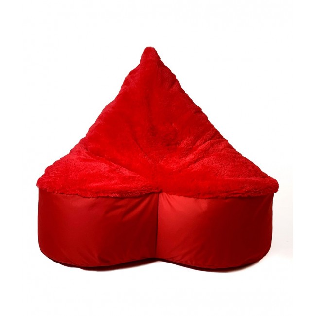 Sako bag pouffe Heart red XXL 140 x 100 cm