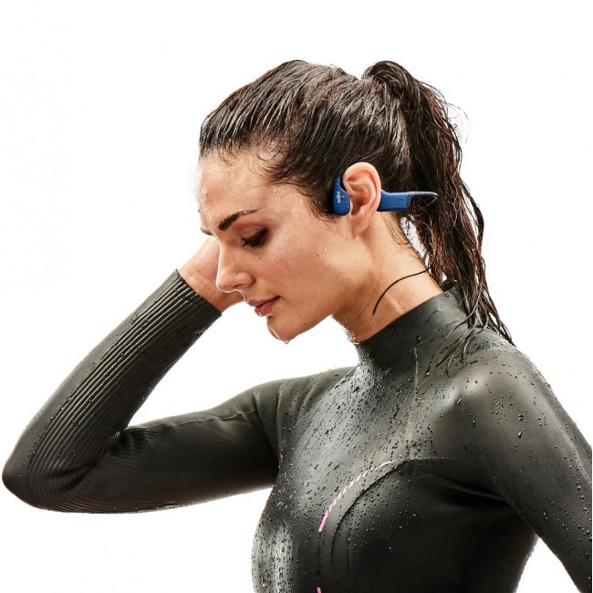 SHOKZ OpenSwim Headphones Wireless Neck-band Sports Blue SHOKZ OpenSwim Headphones Wireless Neck-band Sports Blue