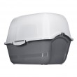 DIAMENTIQ BAYA light grey/dark grey - cat litter box - 55,5 x 40 x 38,7 cm