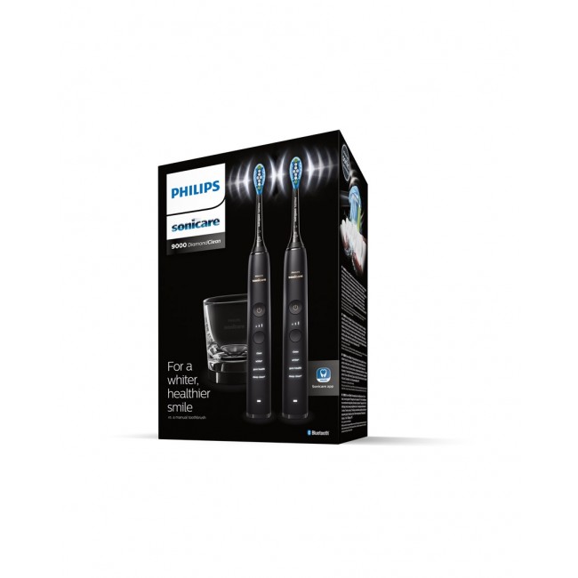 Philips DiamondClean 9000 HX9914/54 2-pack sonic electric toothbrush with chargers & app Philips DiamondClean 9000 HX9914/54 2-pack sonic electric toothbrush with chargers & app