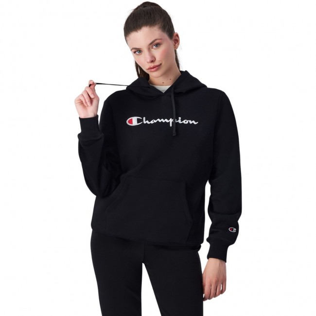 Champion Hooded Women's Sweatshirt Black 117529 KK001 S