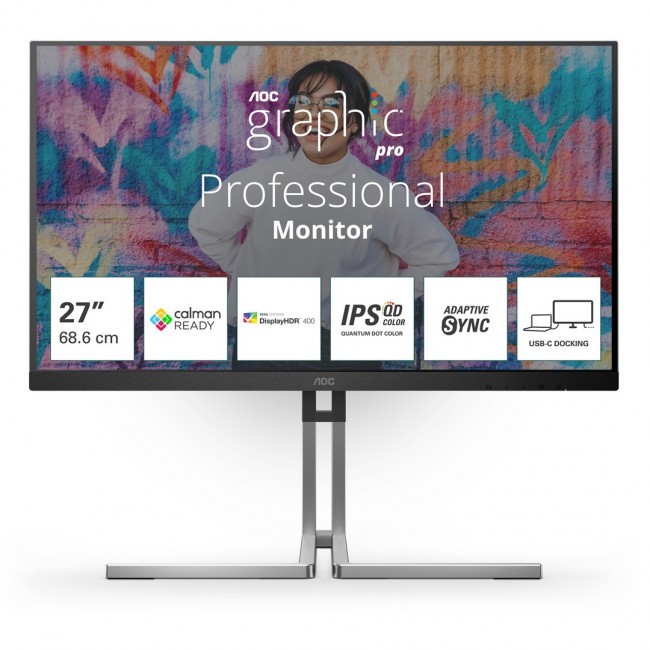 AOC Q27U3CV computer monitor 68.6 cm (27 AOC Q27U3CV computer monitor 68.6 cm (27
