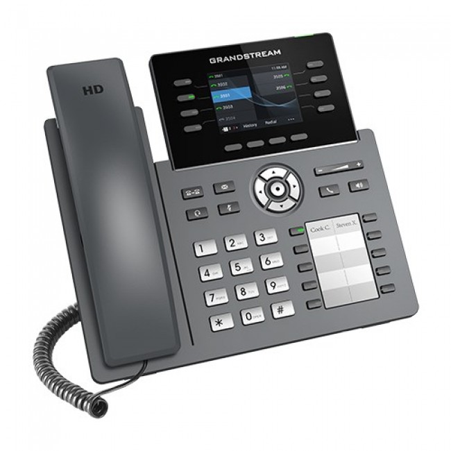 Grandstream Networks GRP2634 IP phone Black 8 lines TFT Wi-Fi Grandstream Networks GRP2634 IP phone Black 8 lines TFT Wi-Fi