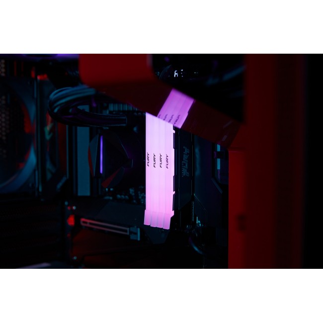 Kingston Technology FURY 16GB 3200MT/s DDR4 CL16 DIMM 1Gx8 Renegade RGB Kingston Technology FURY 16GB 3200MT/s DDR4 CL16 DIMM 1Gx8 Renegade RGB