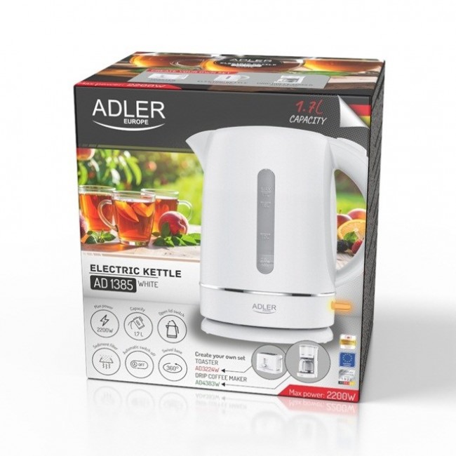 Adler AD 1385w Electric kettle 1.7 L white