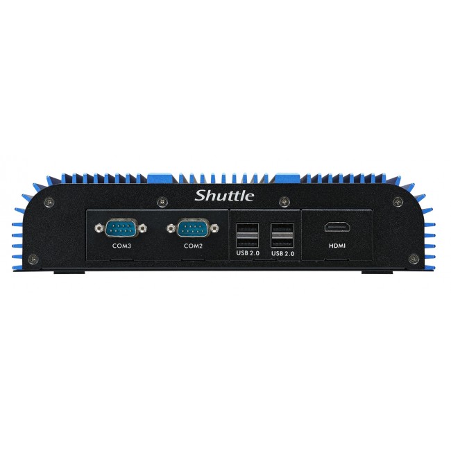 Shuttle BPCAL02-i7 industrial Box-PC, Core i7-1255U , 2x SO-DIMM, 2x LAN, 1x COM, 1xHDMI, 4x USB, fanless, 24/7 permanent operation