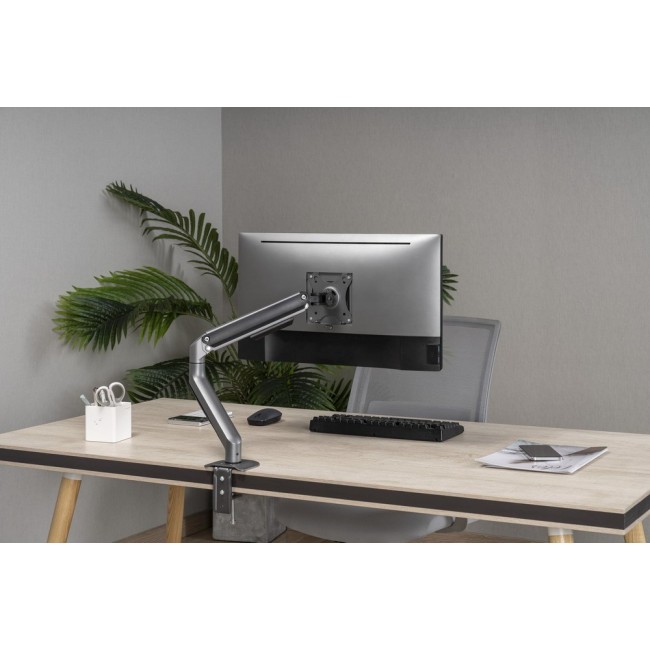 Gembird MA-DA1-05 Desk mounted adjustable monitor arm, 17 -32 , up to 9 kg, space grey