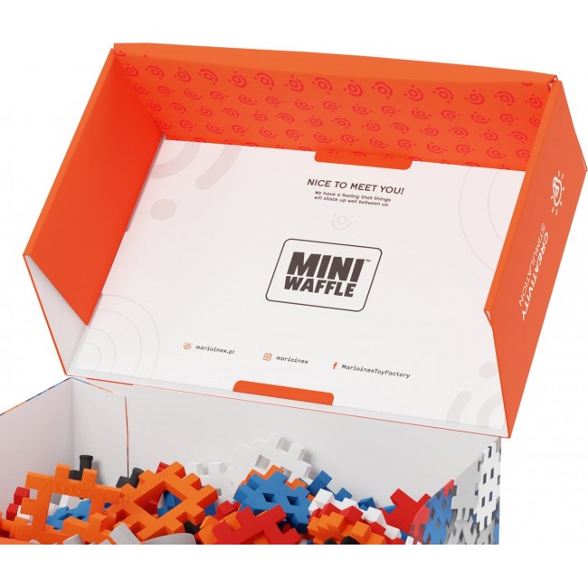 MARIOINEX Mini Waffle Building Blocks, 300 pieces