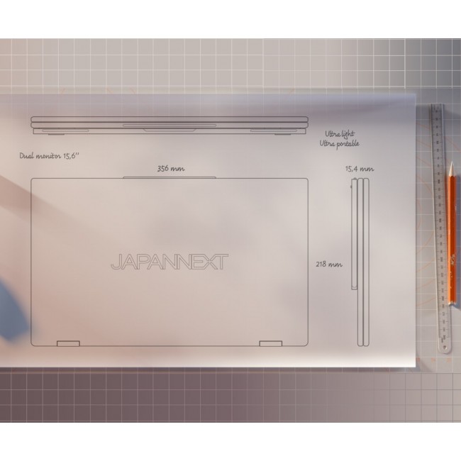 JAPANNEXT JN-DMD-IPS156F computer monitor 39.6 cm (15.6