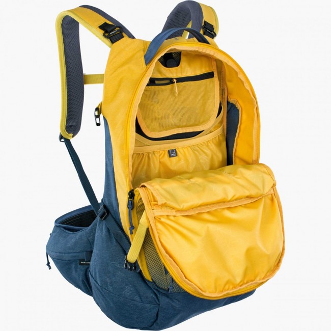 EVOC Trail Pro backpack Cycling backpack Blue, Yellow Nylon