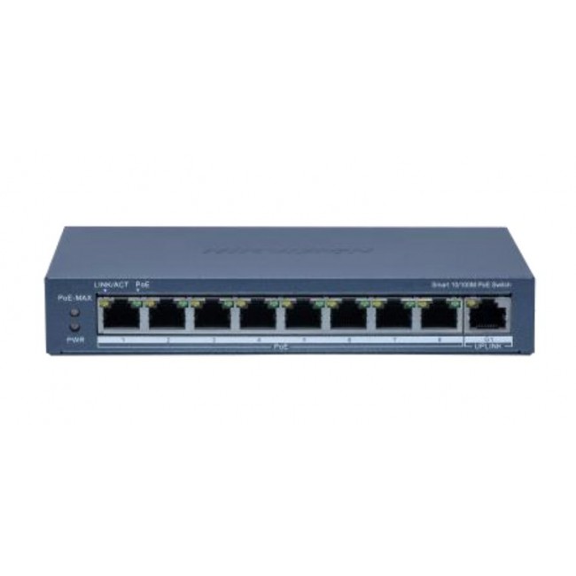 Hikvision DS-3E1309P-EI(B) network switch Managed Fast Ethernet (10/100) Power over Ethernet (PoE)