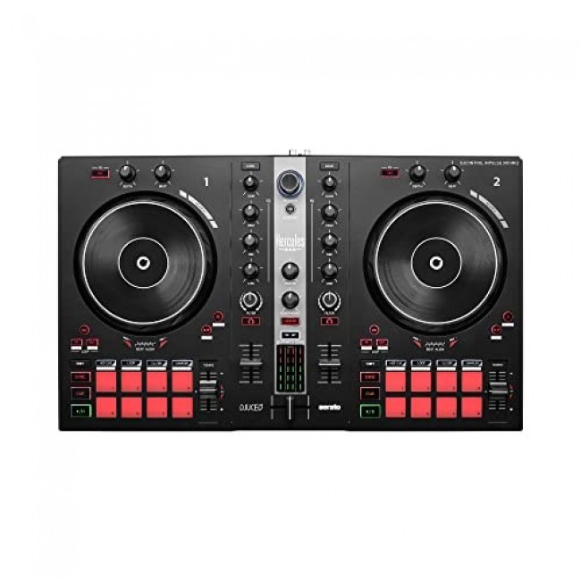 Hercules INPULSE 300 MK2 Vinyl scratcher Black, Red