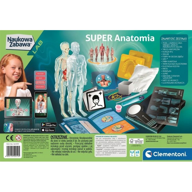 Clementoni Set Super Anatomy