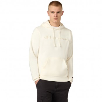 Bluza męska Champion Hooded Sweatshirt kremowa 220782 YS084 XL