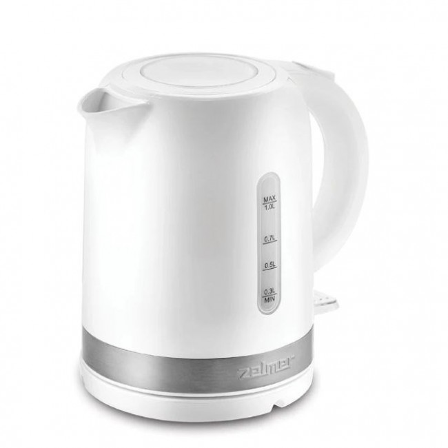 Zelmer ZCK7018 1-litre 1500W electric kettle, white Zelmer ZCK7018 1-litre 1500W electric kettle, white