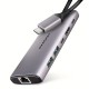 Axagon HMC-6G2L laptop dock/port replicator Wired USB 3.2 Gen 2 (3.1 Gen 2) Type-C Aluminium Axagon HMC-6G2L laptop dock/port replicator Wired USB 3.2 Gen 2 (3.1 Gen 2) Type-C Aluminium
