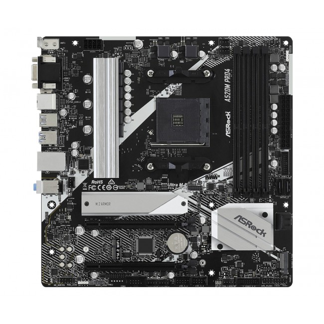Asrock A520M Pro4 Socket AM4 micro ATX Asrock A520M Pro4 Socket AM4 micro ATX