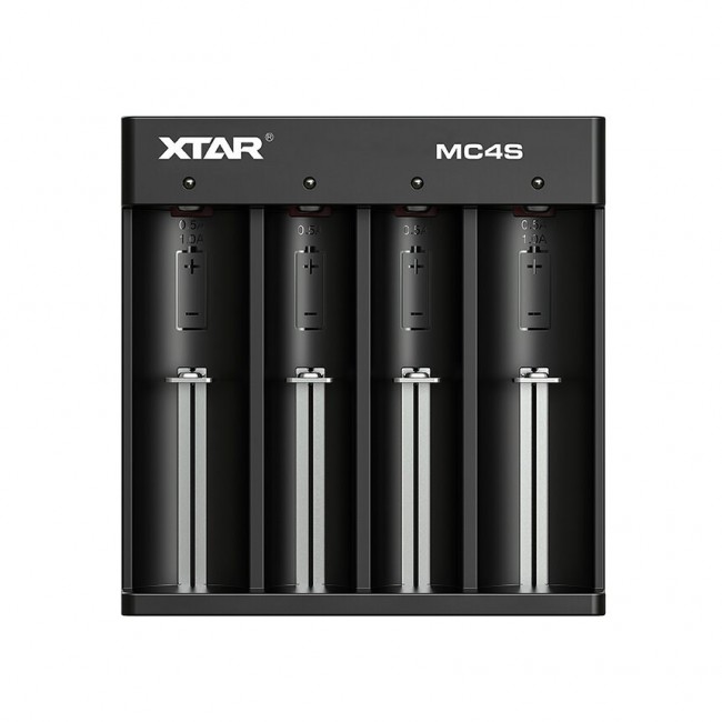 Battery charger for cylindrical Li-ion batteries18650 / NiMH Xtar MC4S