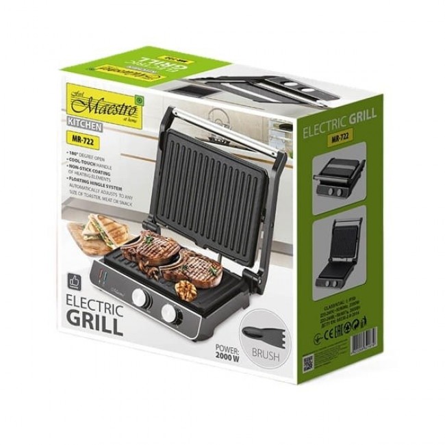 Electric grill 2000W MAESTRO MR-722 Electric grill 2000W MAESTRO MR-722