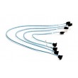 Supermicro 4 x Round SATA cable 0.56 m Black, Blue, White