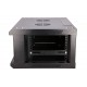 Extralink Rackmount cabinet 4U 600x450 Black wall mounted