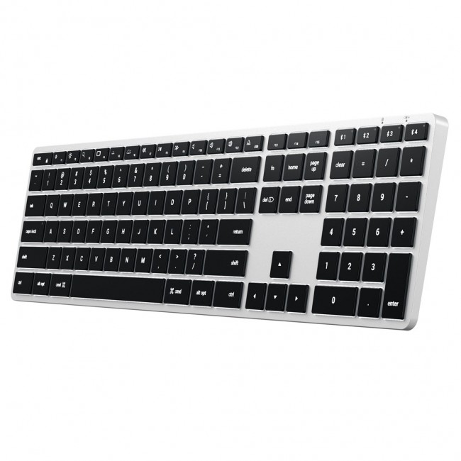 Satechi Slim X3 keyboard Bluetooth numpad silver