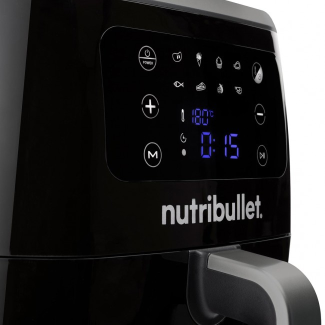 NutriBullet XXL Digital Air Fryer Single 7 L Stand-alone 1800 W Hot air fryer Black NutriBullet XXL Digital Air Fryer Single 7 L Stand-alone 1800 W Hot air fryer Black