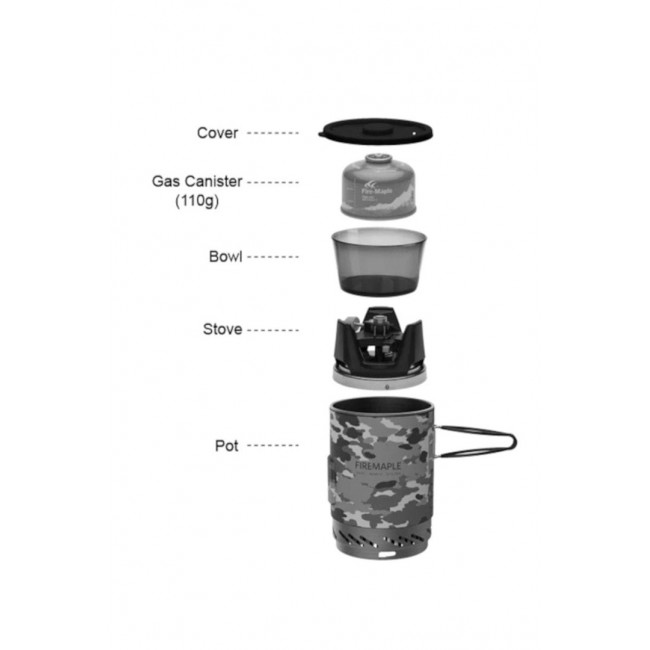 FMS-x1 camouflage cooker FIRE-MAPLE