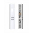 Bathroom cabinet NEL II 31x30x174 cm, white, glossy