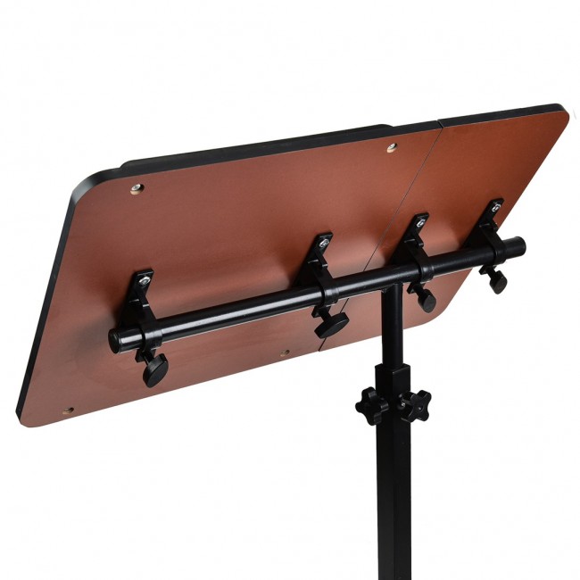 Maclean mobile desk/laptop stand, black, height adjustment 59-89cm, max. 30kg , MC-121 B