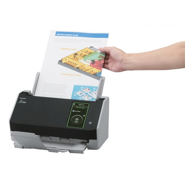 Ricoh fi-8040 ADF + Manual feed scanner 600 x 600 DPI A4 Black, Grey