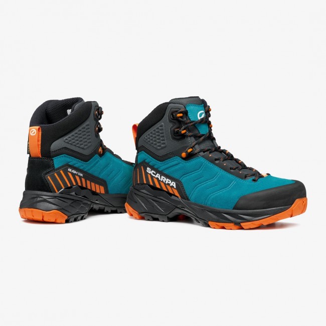 Shoes rush trk gtx-pagoda blue-mango-42 SCARPA