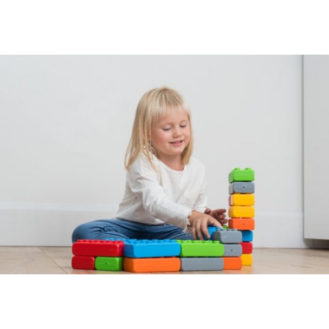 Marioinex Junior Brick Building Blocks, 60 pieces