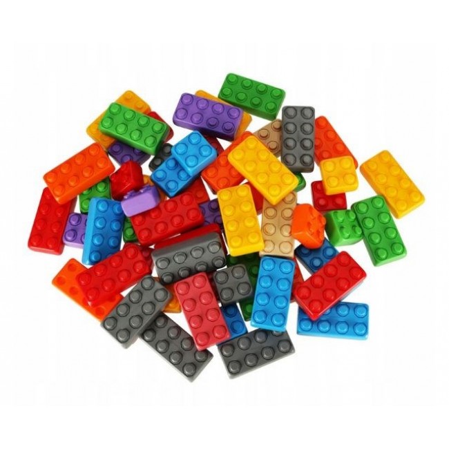 Marioinex Junior Brick Building Blocks, 60 pieces