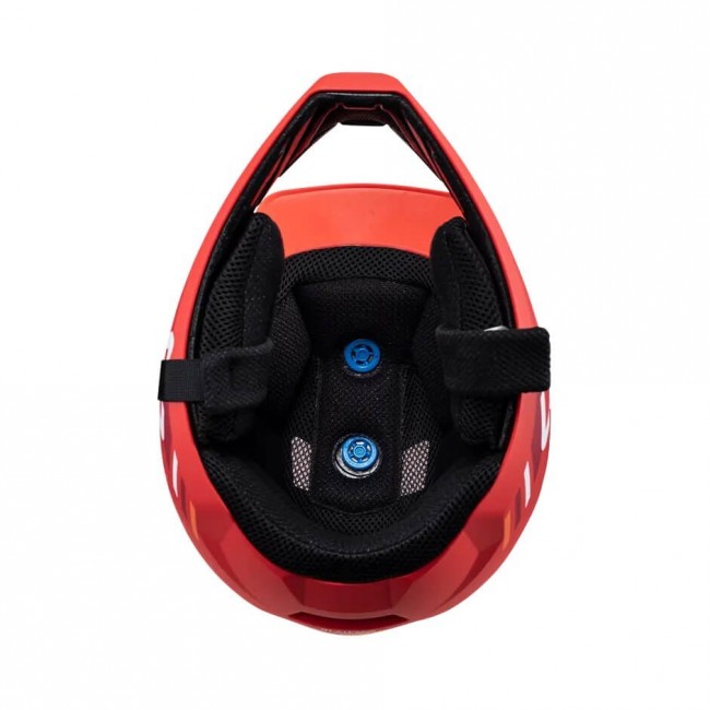 LEATT MTB Gravity 1.0 V24 Full-Face Cycling Helmet, Size L, Red