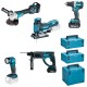 Combo Set 18V DDF484+DGA513+DHR202+DJV181+DML802