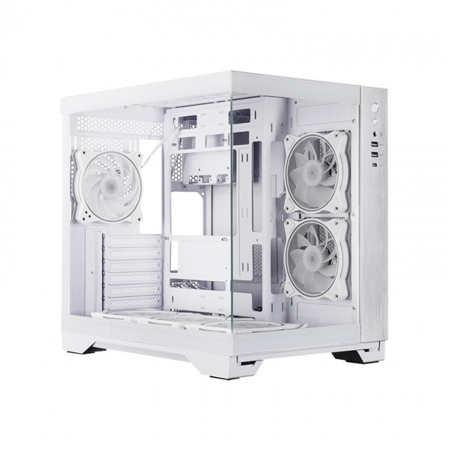 Chieftec GM-30W-TG-OP computer case Cube White
