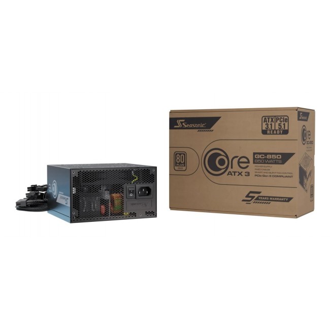 Seasonic CORE GC-850 ATX 3.1 power supply unit 850 W 20+4 pin ATX Black Seasonic CORE GC-850 ATX 3.1 power supply unit 850 W 20+4 pin ATX Black