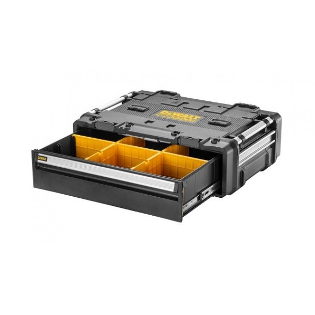 DeWALT DWST08510-1 small parts/tool box Aluminum, Plastic Black, Stainless steel, Yellow