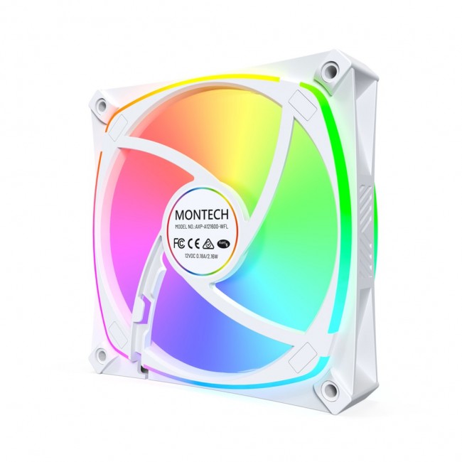 Montech AX120 PRO Computer case Fan 12 cm White 3 pc(s) Montech AX120 PRO Computer case Fan 12 cm White 3 pc(s)