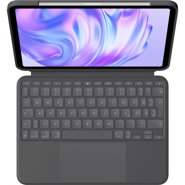 Logitech Combo Touch QWERTZ German Smart Connector Graphite