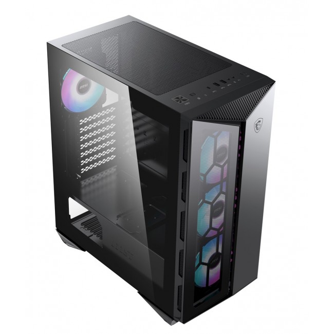 MSI MPG GUNGNIR 110R PC Case, Mid-Tower, USB 3.2, Black MSI MPG GUNGNIR 110R Black ATX Power supply included No