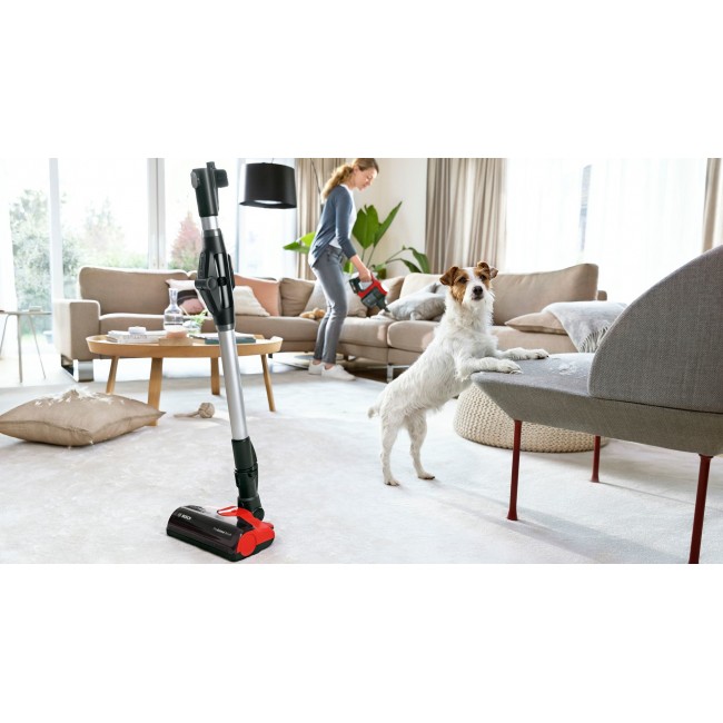 Bosch BCS711PET stick vacuum/electric broom Battery Dry Bagless 0.3 L Black, Red 3 Ah Bosch BCS711PET stick vacuum/electric broom Battery Dry Bagless 0.3 L Black, Red 3 Ah
