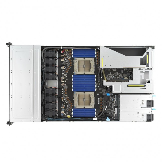 ASUS RS700A-E12-RS12U Socket SP5 Rack (1U) Black, Steel ASUS RS700A-E12-RS12U Socket SP5 Rack (1U) Black, Steel