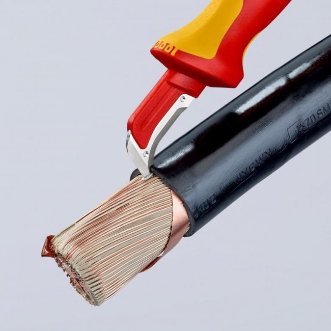 Knipex 98 55 SB utility knife Red, Yellow Fixed blade knife Knipex 98 55 SB utility knife Red, Yellow Fixed blade knife